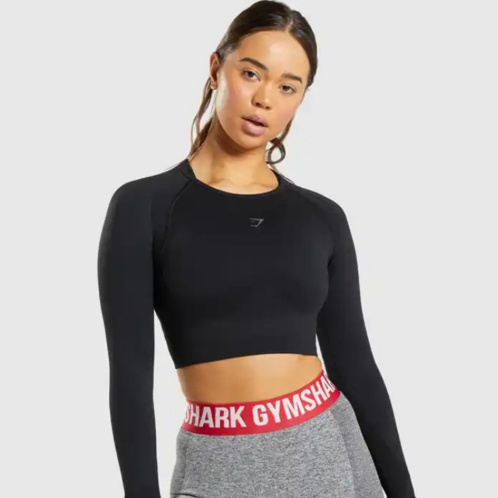 Gymshark Flex Sports Long Sleeve Crop Top